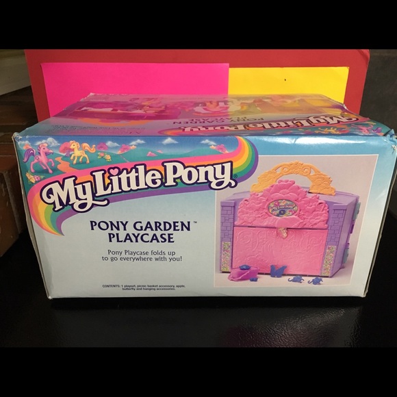 MY LITTLE PONY G2 NWT VTG 1997 GARDEN PLAYCASE w/ACCESSORIES ORIGINAL BOX RARE - Picture 3 of 10